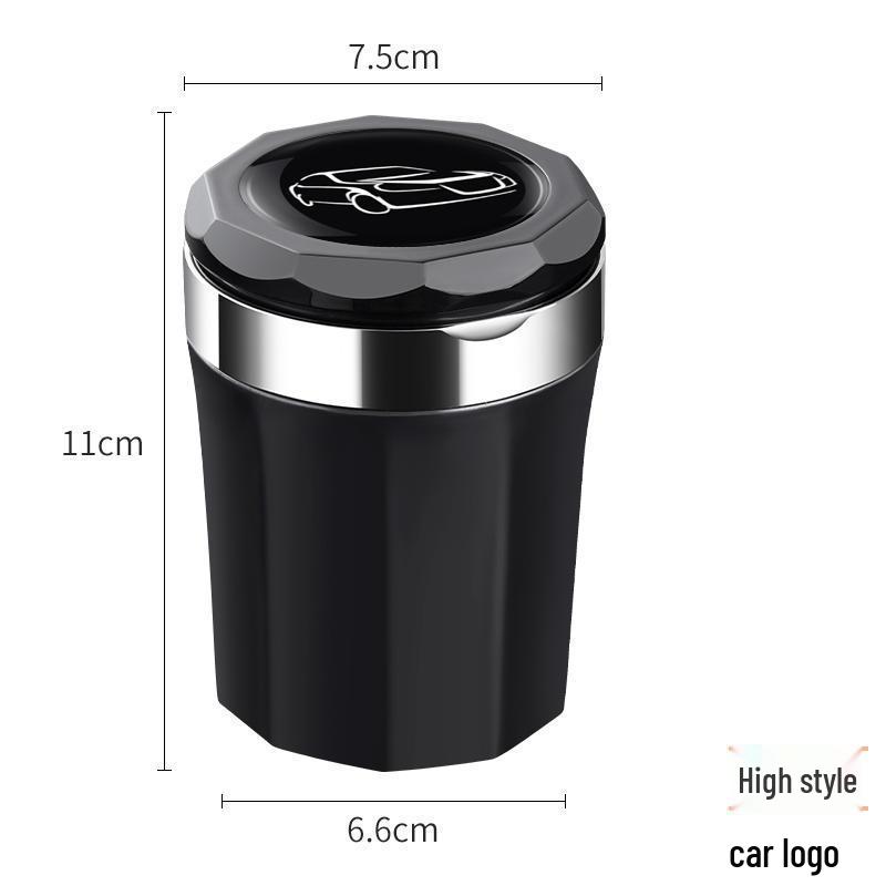 High Flame Retardant Car Ashtray with Lid & Light for 2025 GAC GS8/M8 Interior Modification