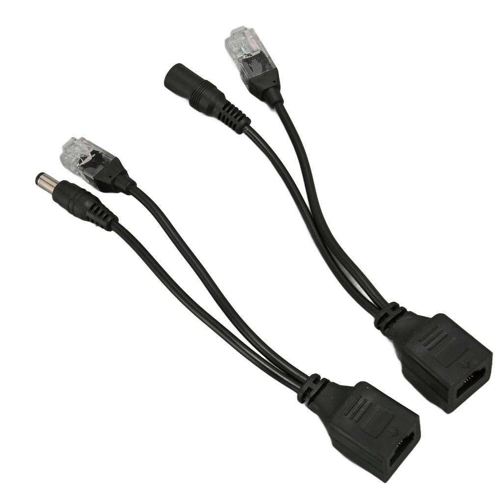12V POE Splitter Adapter Stable Easy To Install Plug and Play Waterproof POE Splitter Adapter Male Female for IP Camera