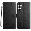 For Samsung Galaxy S25 FE Leather Case with Card Slots Mandala Pattern Phone Cover Stand