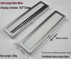Stainless Steel Transparent Gemstone Display Box for Loose Diamonds and Colored Stones