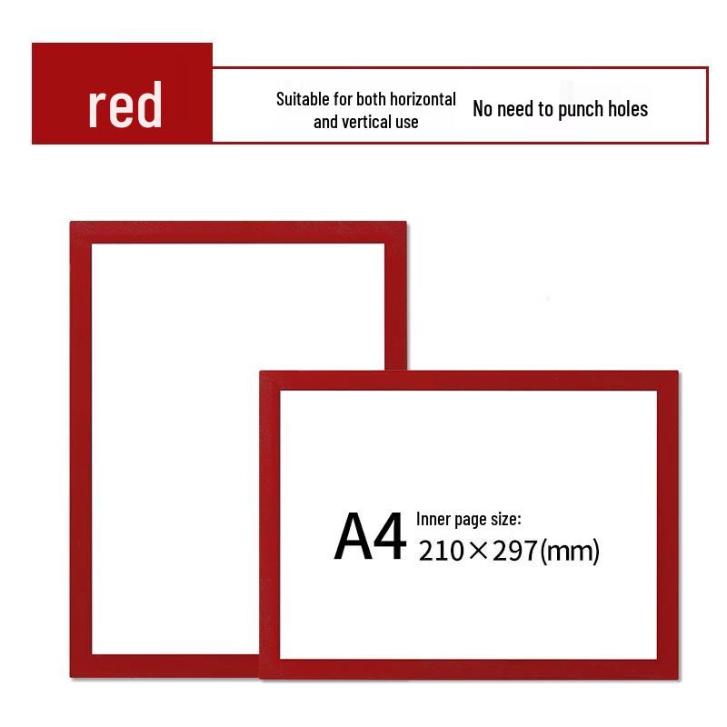 Magnetic A4 Document Display Frame