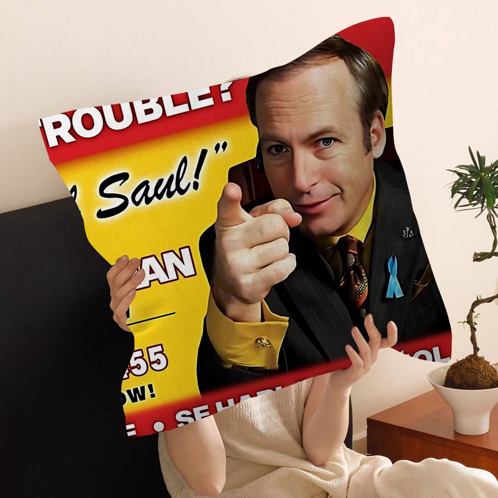 Classic Better Call Saul Pillow Cover For Bedroom Room And Living Room Sofa Decorative Cushion Cover