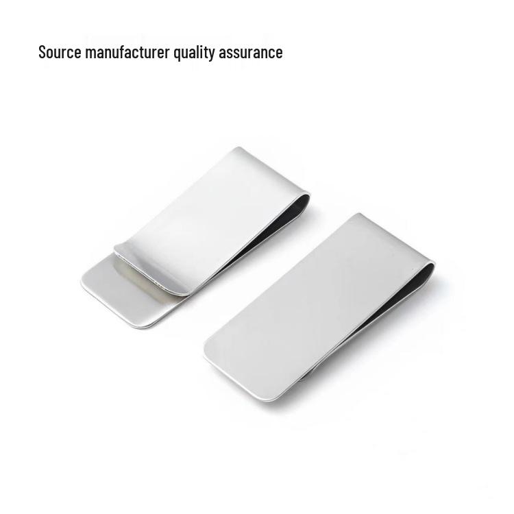 Minimalist Metal Men's Wallet & Card Holder with Pen and Ticket Clip