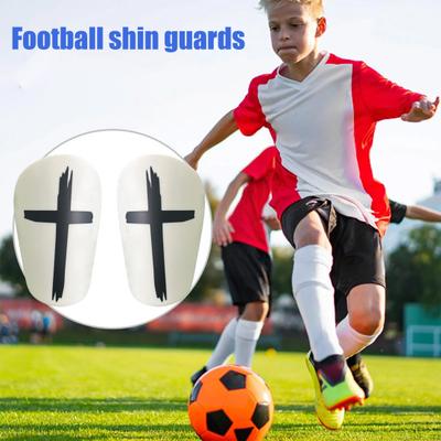 1 Pair Mini Soccer Shin Guards Anti-slip Kids Teens Adults Soccer Players Miniature