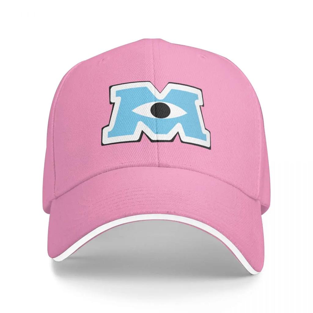 Monsters University Inc Logo M Baseball Cap Vintage Fishing cap Womens Hats Mens