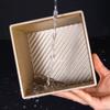 with Cover Cube Toast Box Carbon Steel Cake Mold Bakeware Square Corrugated Loaf Pan  Dough