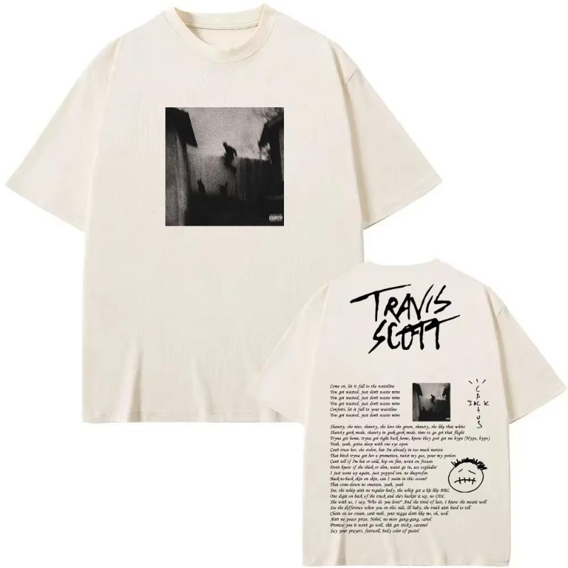 Travis and Scott DUMBO Print Tshirt Vintage Mens and Womens Hiphop Rap Punk Clothing Unisex Tshirt