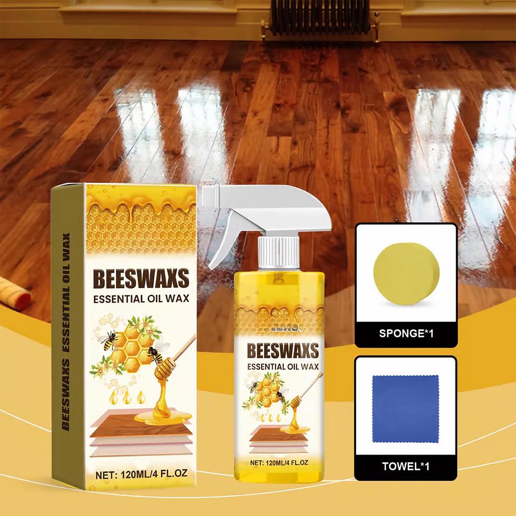 Pielęgnacja Drewna Polerowanie Wosk Pszczeli Spray Naturalny Mikrocząsteczkowy Polish do Mebli Wosk Pszczeli Spray Odpowiedni do Drewnianych Podłóg i Mebli