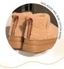 Women's Winter Short Boots - Comfortable Cotton Slippers with Fleece, Thick Soles, Warm and Versatile for Outdoor Wear.
