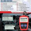 Integrated OBD2 diagnostic scanner for engine and battery inspection, real-time data, multilingual car code reading card
