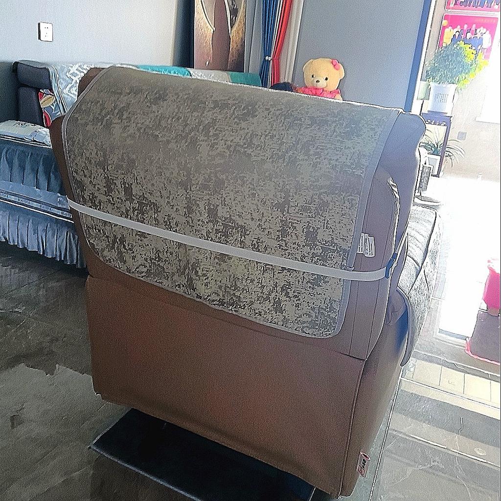 Chenille Sofa Cover for Single Seat Sofa, Non-Slip Couch Cover, Modern Sofa Protector