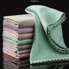 10/20pcs Microfiber Glass Cleaning Cloth Rag Lint-Free For Windows Car Kitchen Mirror No Trace Reusable Fish Scale Rag Polishing