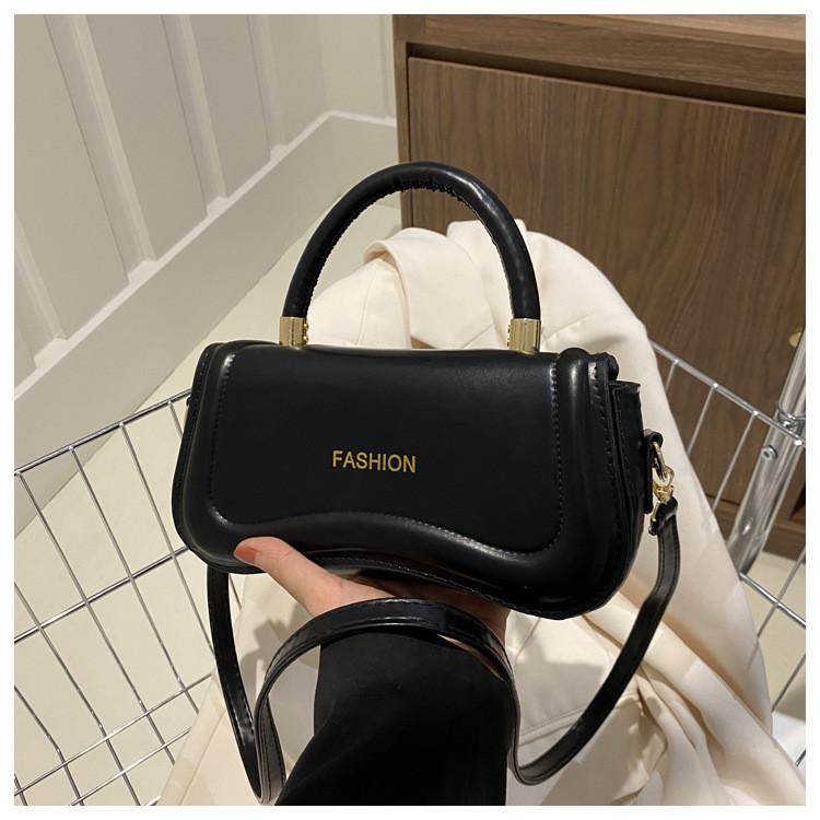 Trendy Urban Minimalist Shoulder Bag With Contrasting Stitching Details In Multiple Colors