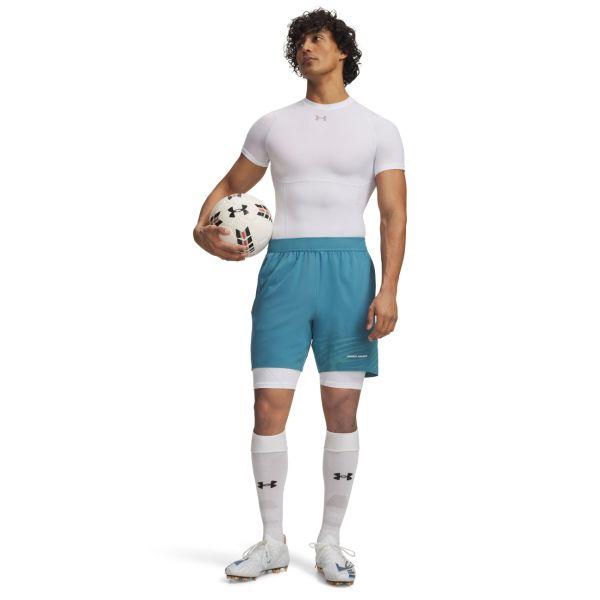 Under Armour Kurzarm Unifarben Logo Rundhals Slim Fit T-Shirt Herren Oberteile 6015382-100
