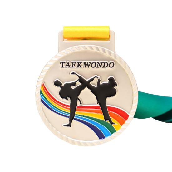 Kreative Trophäe aus Druckguss mit Gurtband, verschleißfeste Ehrenmedaille für Radfahren und Laufen zum Gedenken an Wettkämpfe