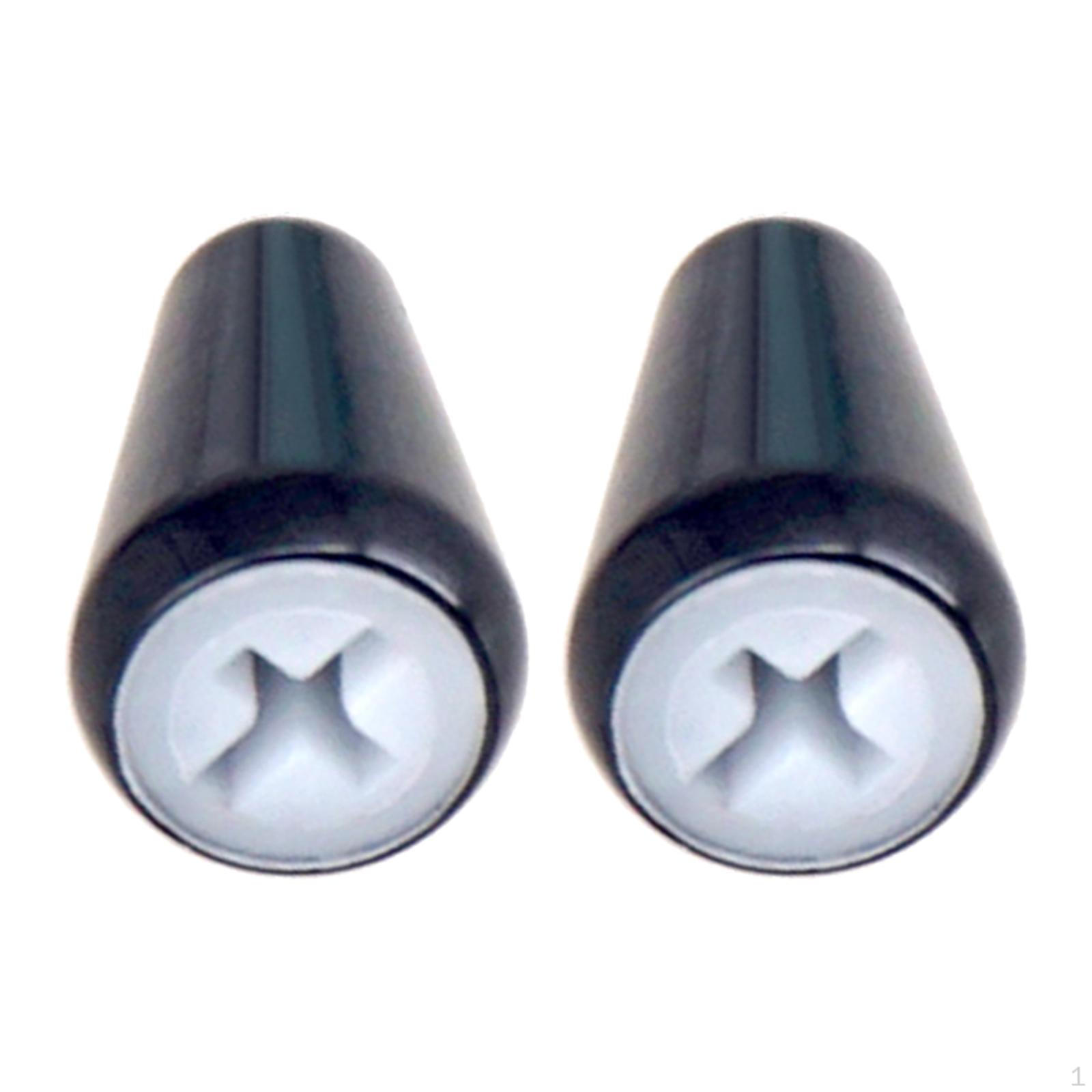 

2 шт. колпачков для переключателей электрогитары с внутренней резьбой чёрный