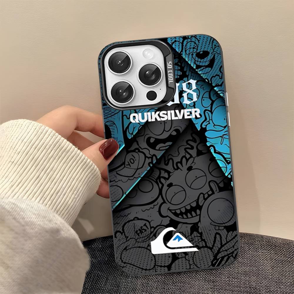 Surfmarke Q-QuiksilverS Logo Handyhüllen Für IPhone 17 16 15 14 13 12 11 Plus Pro Max Bunte Hülle