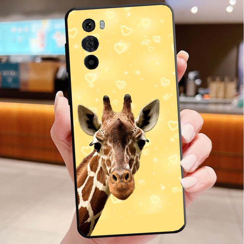 Telefoonhoesje Voor Motorola Edge 50 40 Pro 60 50 40 30 Ultra Neo Fusion Moto G85 G72 G53 G54 G84 G13 G32 Giraffe Anime