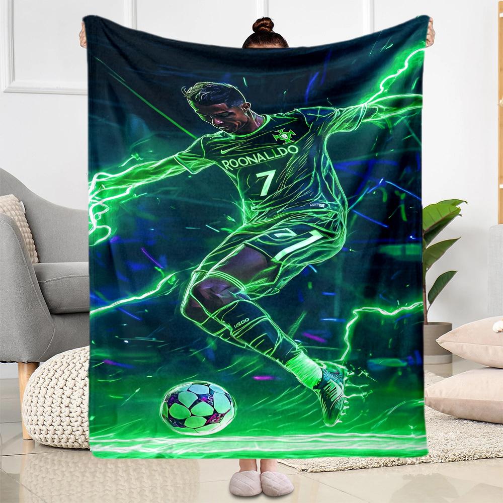 Ronaldo Juventus Legacy Blanket Soft & Cozy Great for Bedding Seaside Bed Four Seasons Universal Modern Style