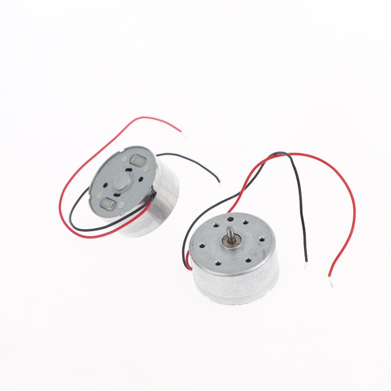 1/3/5 Stück R300C Mikromotor Hochgeschwindigkeits-Mini-Gleichstrommotor 1,5-6V mit Draht für kleinen Lüfter, DIY-Spielzeug, Elektronikprojekt