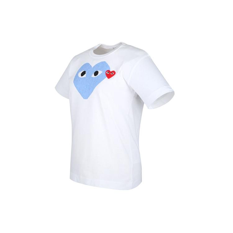 Comme des Garçons PLAY (WMNS) COMME Des GARCONS FW25 PLAY Colored Heart T-Shirt 'White' Women's AZ-T105-051-2