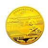 Beijing Tourist Attraction Zijing City Gold-plated Commemorative Medal Playing Coin, Palace Museum Relief Tooth Fairy Coin Commemorative Coin