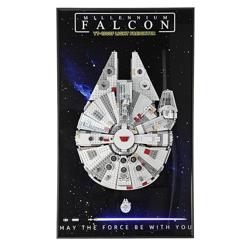 

Настенная панель Sungvool для конструктора Lego Star Wars Millennium Falcon 75257, декоративная роспись для взрослых, настенная панель для конструктора Lego Model Car