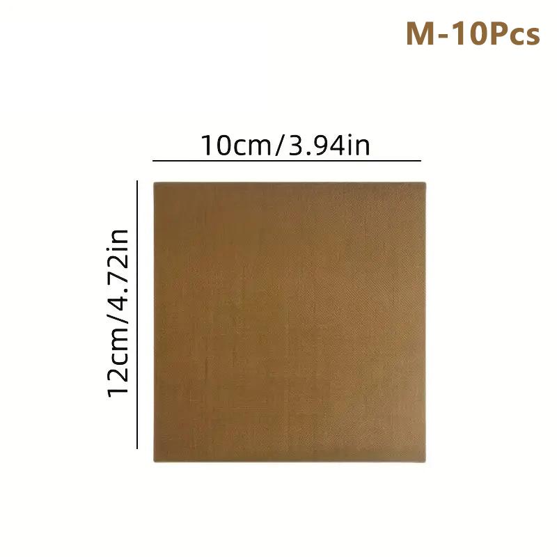 

10Pcs Professional Hair Styling Waterproof Insulation Pads Perm Iron Heat Insulation Patch For Stick Hair Straightener Sticker M