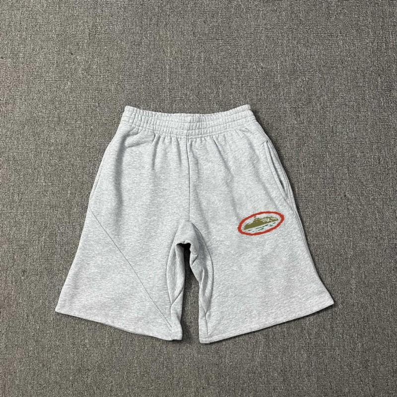 Cort Short Devil Island Print Shorts Mens Hip Hop Skate Casual Sweatpants Trendy Streetwear