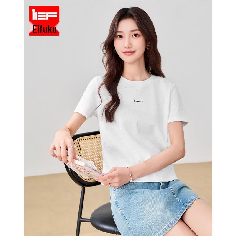 IEF Women s Embellished Short Sleeve T-Shirt S