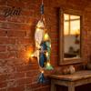 Bathroom And Bedroom Wall Decor Lighted Wooden Fish Starfish Decor Beachy with Warm LEDs Maritime Inspired Home Accessories Coastal Nautical Hanging