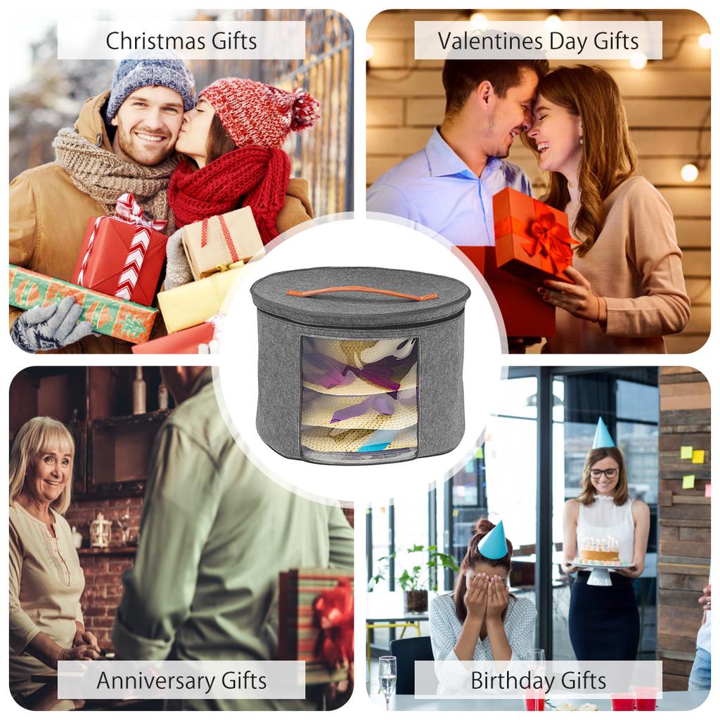 Holder Bag Felt Storage Box Dust Case Household Goods Sundries Storage Hats Bucket Clothes Organizers Large Capacity Travel Bags