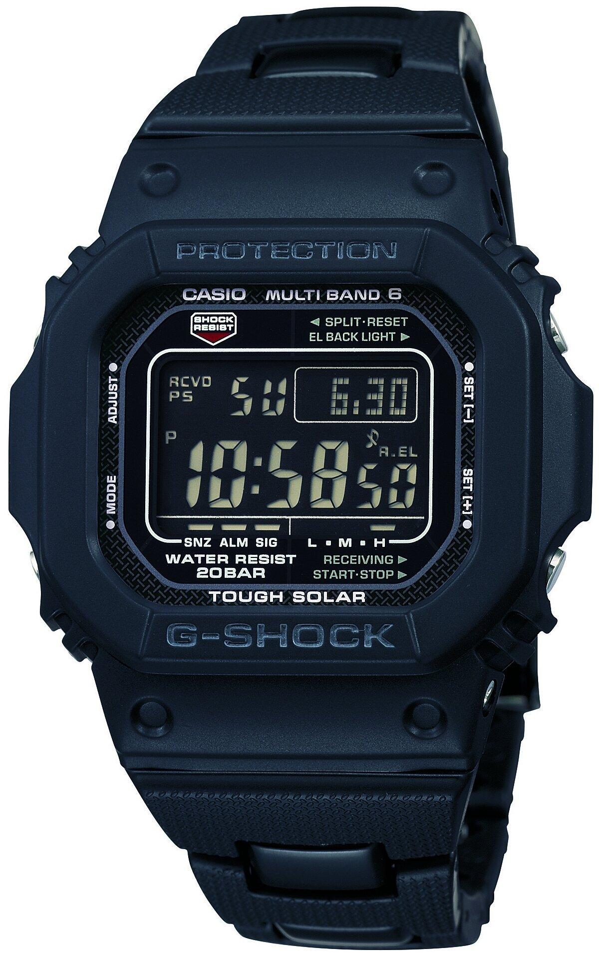 

[Casio] Часы G-Shock с радиоприемником Solar EL Backlight Type GW-M5610BC-1JF Black