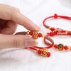 Chinese Blessing Red String Bracelet for Prosperity and Happiness Handmade Jewelry