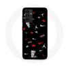 Maniacase Case for Samsung Galaxy A54 5g Nike Jordan White Red Black Background