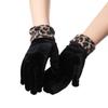 7 Colors Pleuche Autumn Winter Warm Gloves Mittens Full Finger Velvet Full Finger Gloves