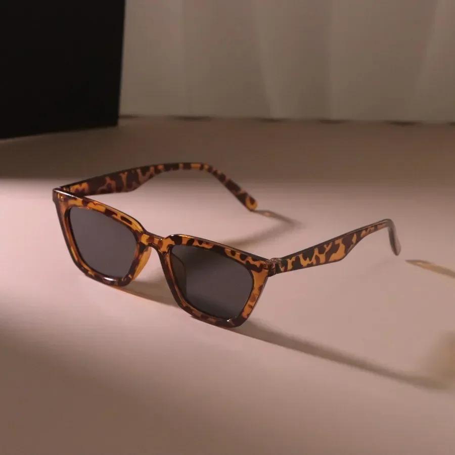 Óculos de Sol Olho de Gato Vintage Para Mulheres Homens Moda Retrô Minimalista Elegante Feminino Masculino