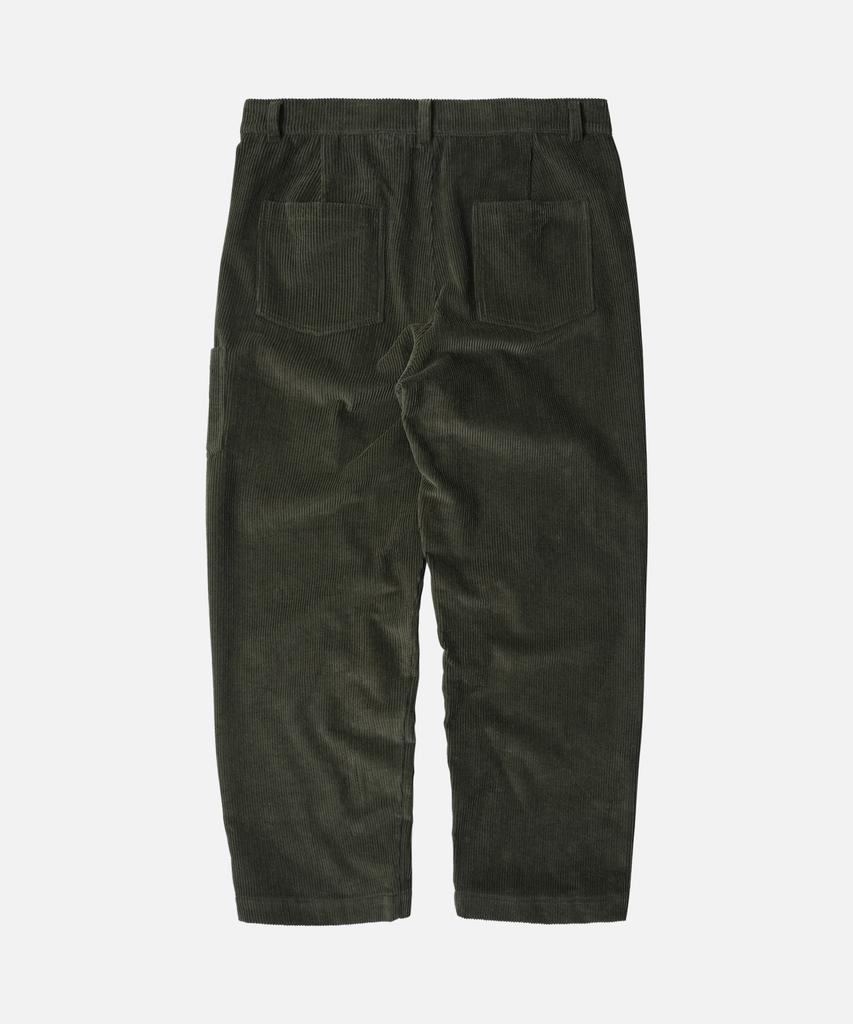 FRIZMWORKS Corduroy Wide One Tuck Pants _ Olive