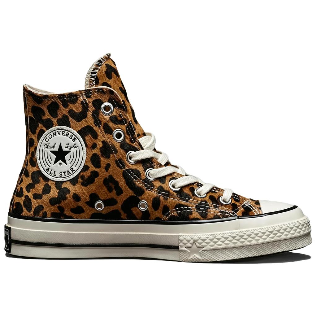 Converse Chuck 70X Leather Comfortable Versatile Sneakers Unisex sneakers Black Brown A24242C
