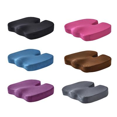 New Car Goods U-Shape Gel Orthopedic Memory Cushion Foam Seat Cushion Travel Seat Massage Car Office Chair Pad Car Accessories