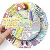 50 Spanish Motivational Stickers: Positive Energy Phrases for Decorating Insulated Cups