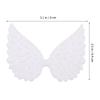 30 Stück Engelsflügel Tortenaufsatz Mini-Flügel-Ornament für Party-Dekoration DIY Bastel-Schmuckherstellungsmaterialien Schmuckherstellungszubehör