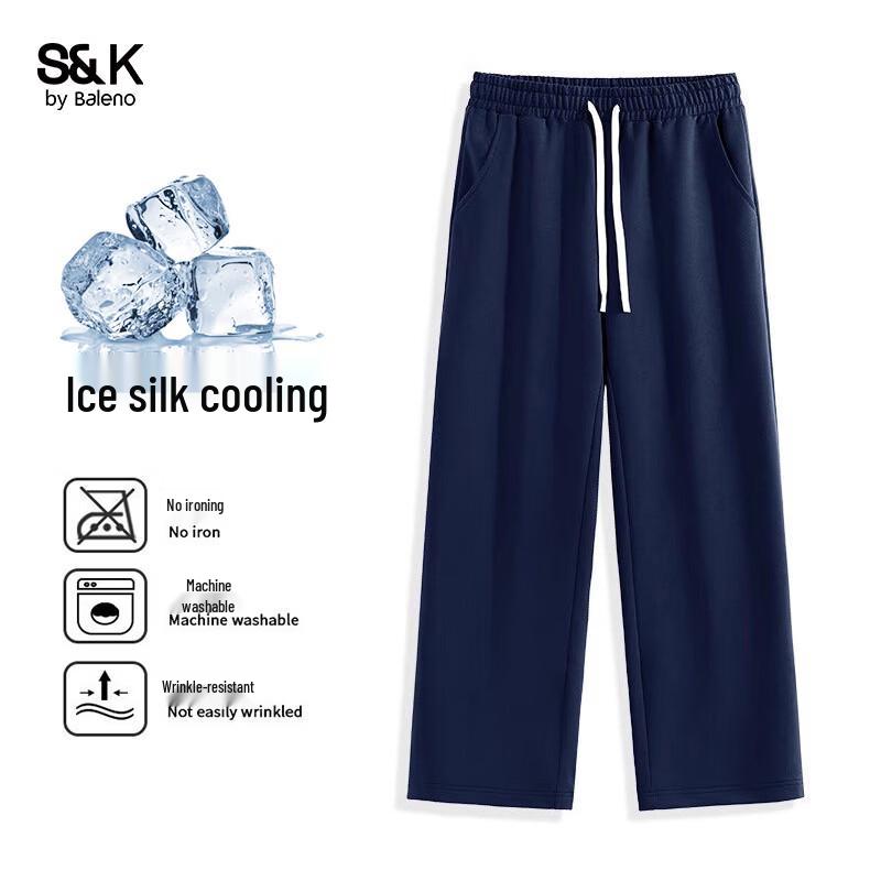 Baleno Men s S&K Ice Silk Casual Pants 3XL