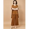 EST+II Women's Ethnic Style Loose Two-Piece Summer Set