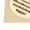 Square Shower Drain Grate Brass Bathroom Waste Grate Durable Shower Floor Drain  Laundry Room