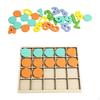 Wood Math Toy Educational Gifts Learning Counting Manipulatives Materials Addition and