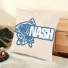Brand N-Nash Fish Cushion Cover Soft Short Plush Pillow Cover Smooth Cozy Texture Aesthetic Cushion Case Home Decor
