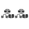Bumdenuu 2 Set Car Door Lock Buckle Upgraded Stabilizer Cover Latch Stopper - Series for Eliminating Abnormal Space