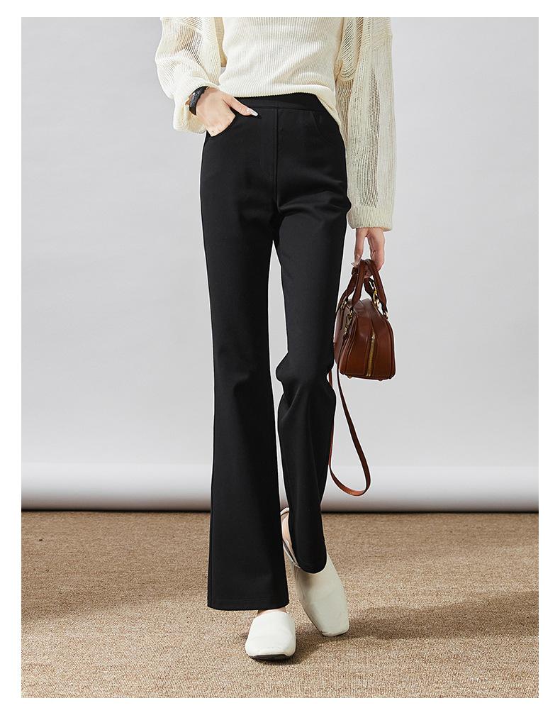 

Counter-Quality Miracle Pants: Arc-Cut Hip-Lifting, Mid-High Waist, Comfy Casual Micro-Flare Design XXXL чорний
