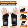 Electric Heating & Vibration Wrist Support Massager with Hot Compress
